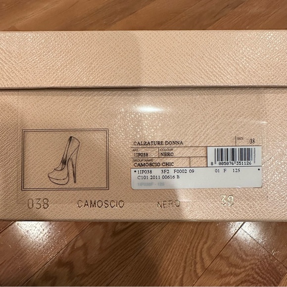 Prada Calzature Donna Heels Nero - Picture 9 of 9